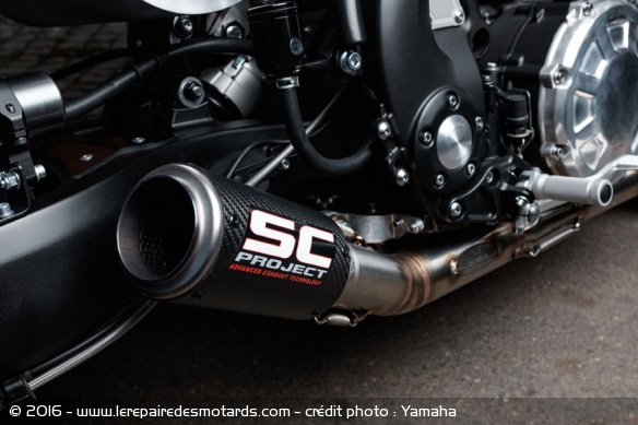 La ligne d'échappement SC Project laisse le moteur s'exprimer pleinement