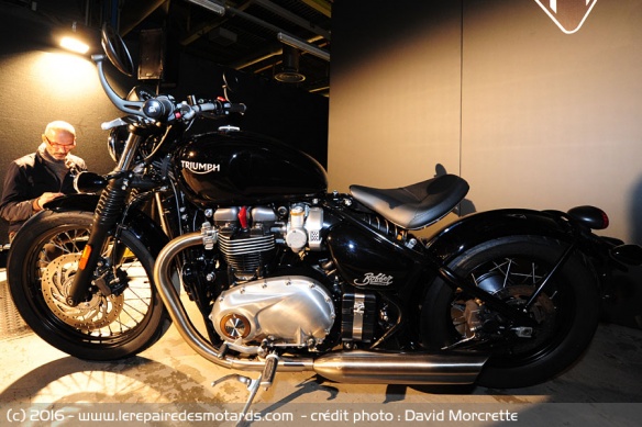 Présentation presse Triumph Bonneville Bobber