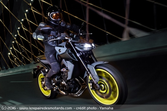 La nouvelle MT-09 s'inspire de la MT-10