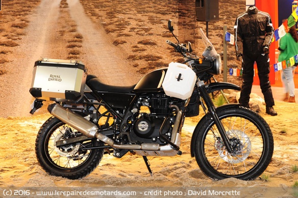Trail Royal Enfield Himalayan et sable