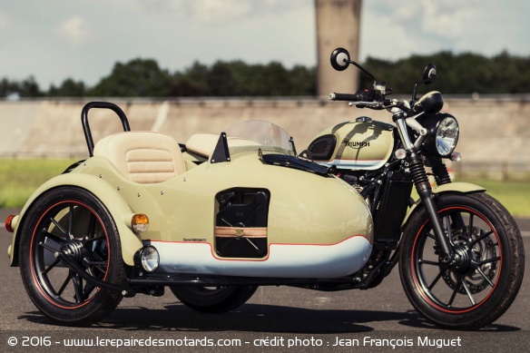 Le side car réalisé par GB Motors 94