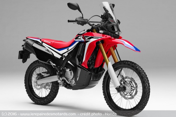 La petite CRF250 s'habille en baroudeuse