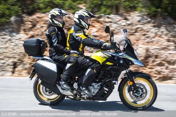 En duo sur la Suzuki V-Strom 650 XT