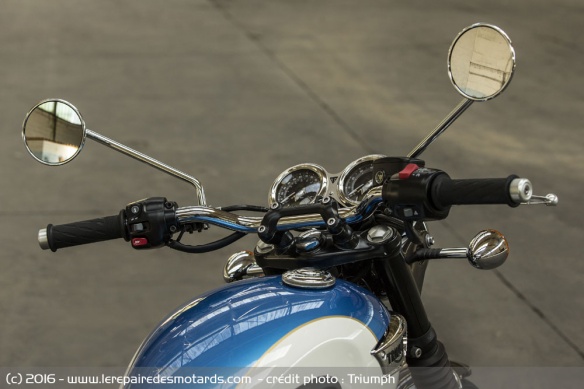 Guidon de la Triumph Bonneville T100