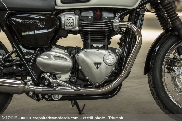 Bicylindre de la Triumph Bonneville T100