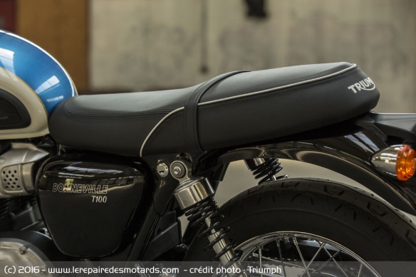 Selle de la Triumph Bonneville T100