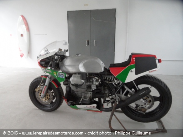 Wheels & Waves : prépa Moto Guzzi racer