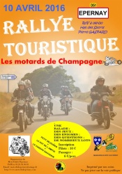 Rallye touristique Les motards de Champagne