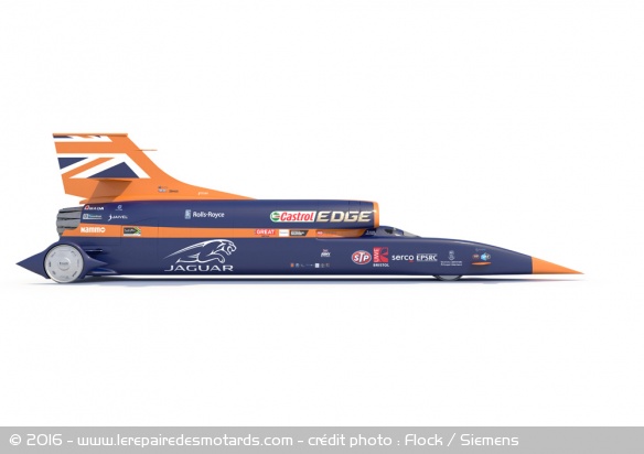 Le Bloodhound SSC dispose d'une puissance de 135.000 chevaux pour atteindre son objectif