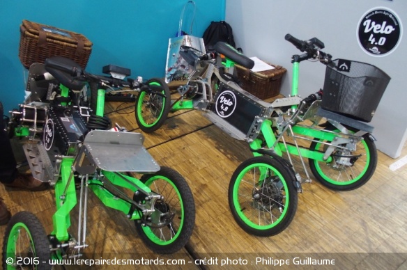 Salon Autonomy à la Villette, vélo 4 point zero