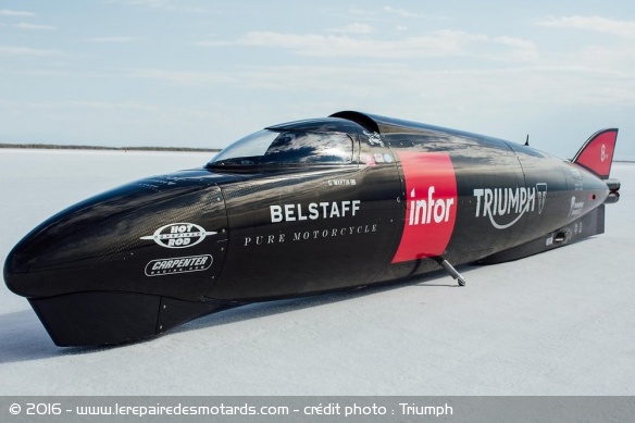 Triumph compte sur Guy Martin pour établir un nouveau record en streamliner