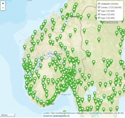Stations de recharge électrique en Norvège