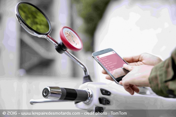 Le VIO se connecte au smartphone par le biais d'un application mobile