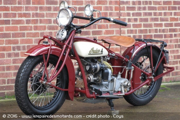 Cette Indian 402 est estimée entre 65 et 78.000 euros Cette Indian 402 est estimée entre 65 et 78.000 euros