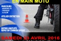 Journée DSCR reprendre moto main