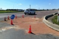 Un gendarme motard tu pendant contrle vitesse