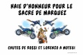 Haie honneur Marquez