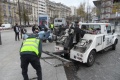 Moto endommagée fourrière