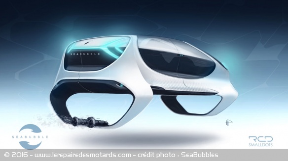 Le SeaBubbles pourra embarqué un pilote et quatre passagers