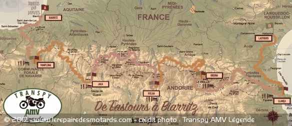 Le parcours de la 3e Transpy AMV Légende