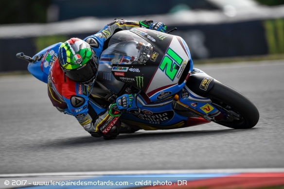 Franco Morbidelli en plein virage