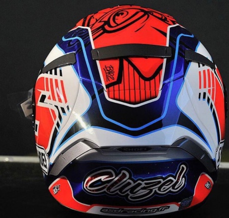 Le casque Shoei de Jules Cluzel