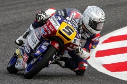 Moto3 : Fenati mène sur le mouillé