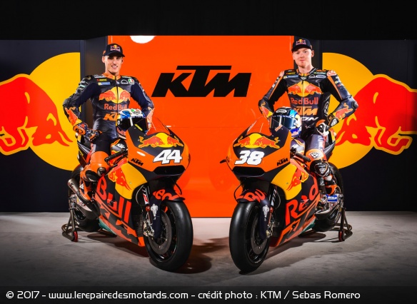 MotoGP: KTM lève le voile sur sa RC16 et ses pilotes