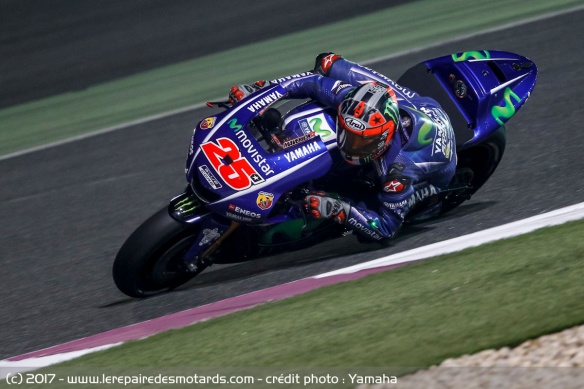 Maverick Vinales fort en essais