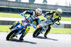 Supermoto des Nations : les Bleus en préparation à Carole