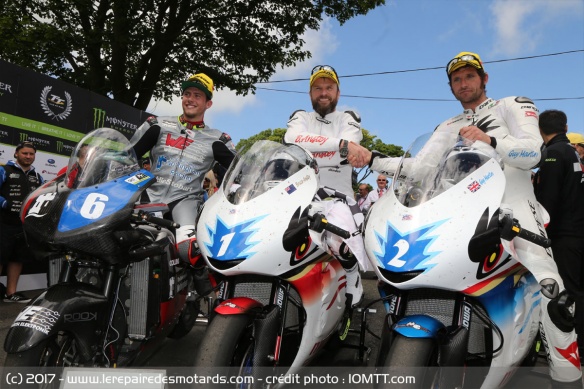 Mathison, Anstey et Martin sur le podium du TT Zero