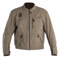 Blouson Overlap Garry beige, vu de face