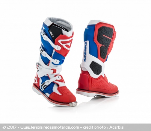 Bottes MX Acerbis X-Rock en couleur