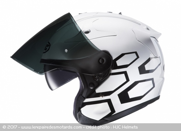 Casque jet HJC FG-jet Dukas ouvert