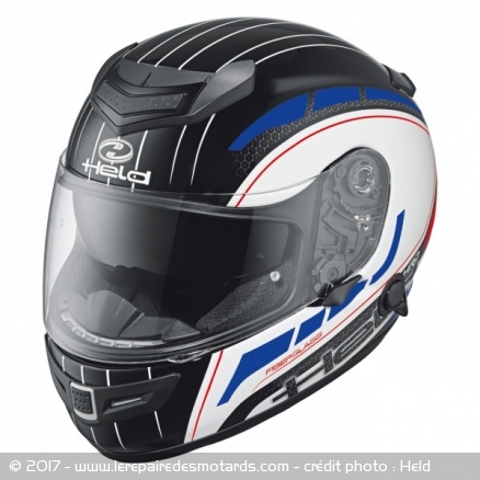 Casque intégral Held Brave II bleu et noir