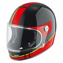 Casque intégral Held Root noir et rouge