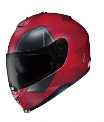 Casque intégral HJC IS-17 Deadpool de coté 