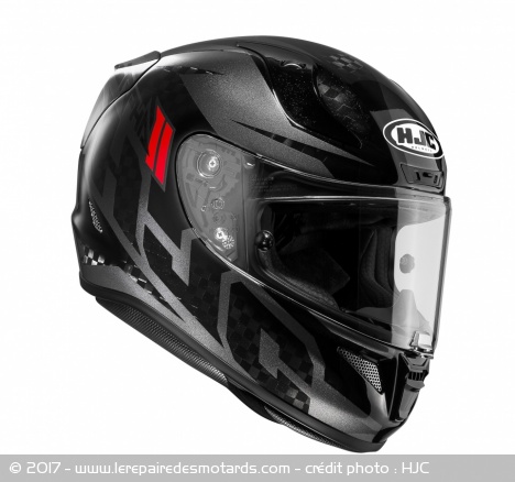 Casque intégral HJC R-PHA 11 Lowin Carbon noir