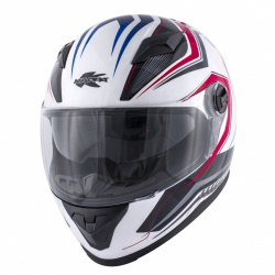 Casque intégral Kappa KV 27 Denver rouge, bleu et blanc