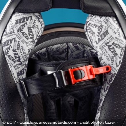 intérieur du casque intégral Lazer Bayamo All Star