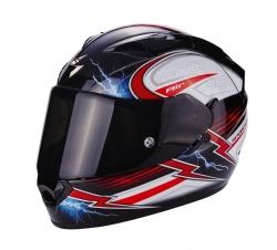 Casque intégral Scorpion Exo-1200 Air Fulgur et ses éclairs