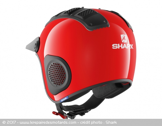 Casque Jet Shark ATV Drak rouge