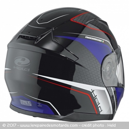 Casque modulable Held Travel-Champ II vue de derrière