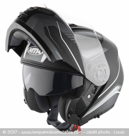 Casque modulable MTR K-13 ouvert