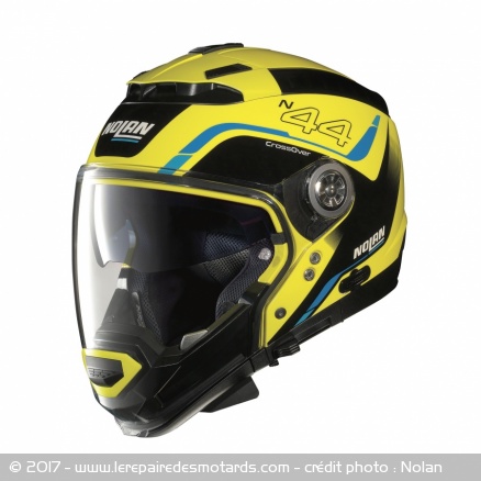 Casque modulable Nolan N44 Evo Viewpoint jaune