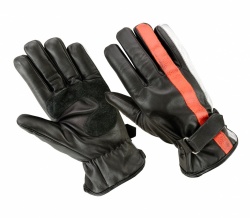 Gant cuir Original Driver Nation noir et orange