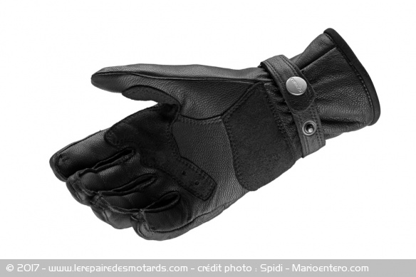 Gants cuir femme Spidi Mystic de dessous