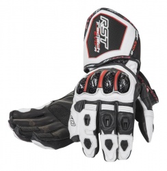 Gants racing RST TracTech Evo blanc et rouge