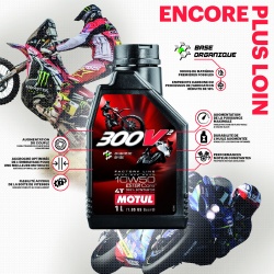 Huile moteur Motul 300V² 10W-40