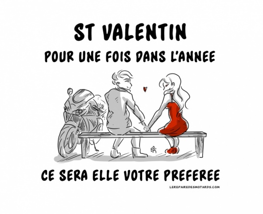 Cadeaux moto pour la Saint Valentin